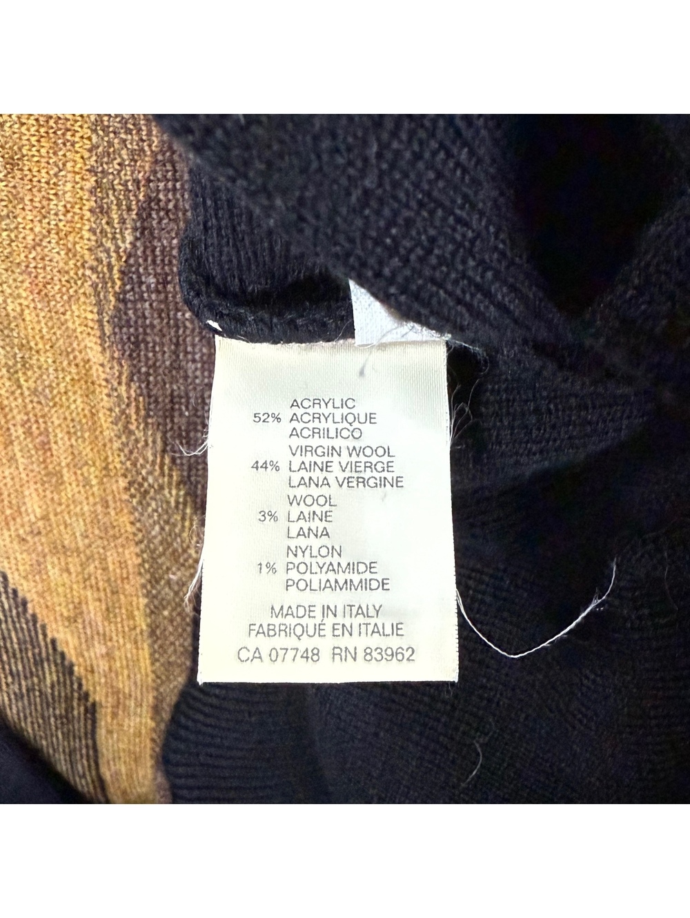 Modango Made In Italy Pattern Knit Sweater L - Picture 3 of 7